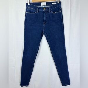 Frame Denim Dark Blue Women's Skinny Jeans